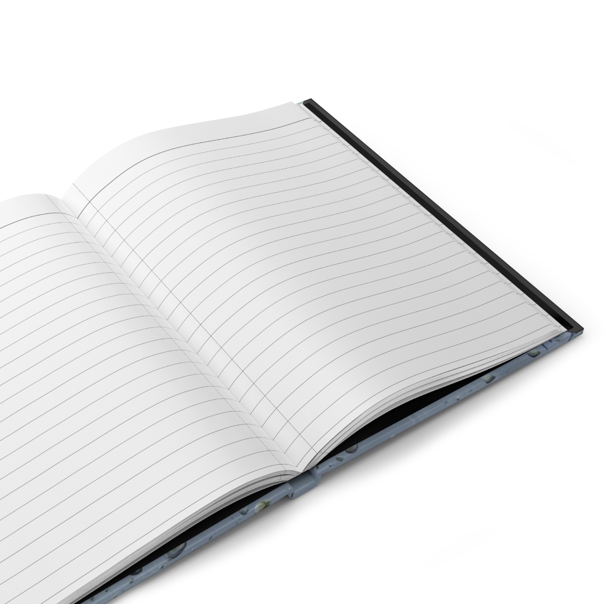 Raindrop Oil Painting Cover, Unique Journal with Artwork Cover, Hardcover Matte Finish - Image 5